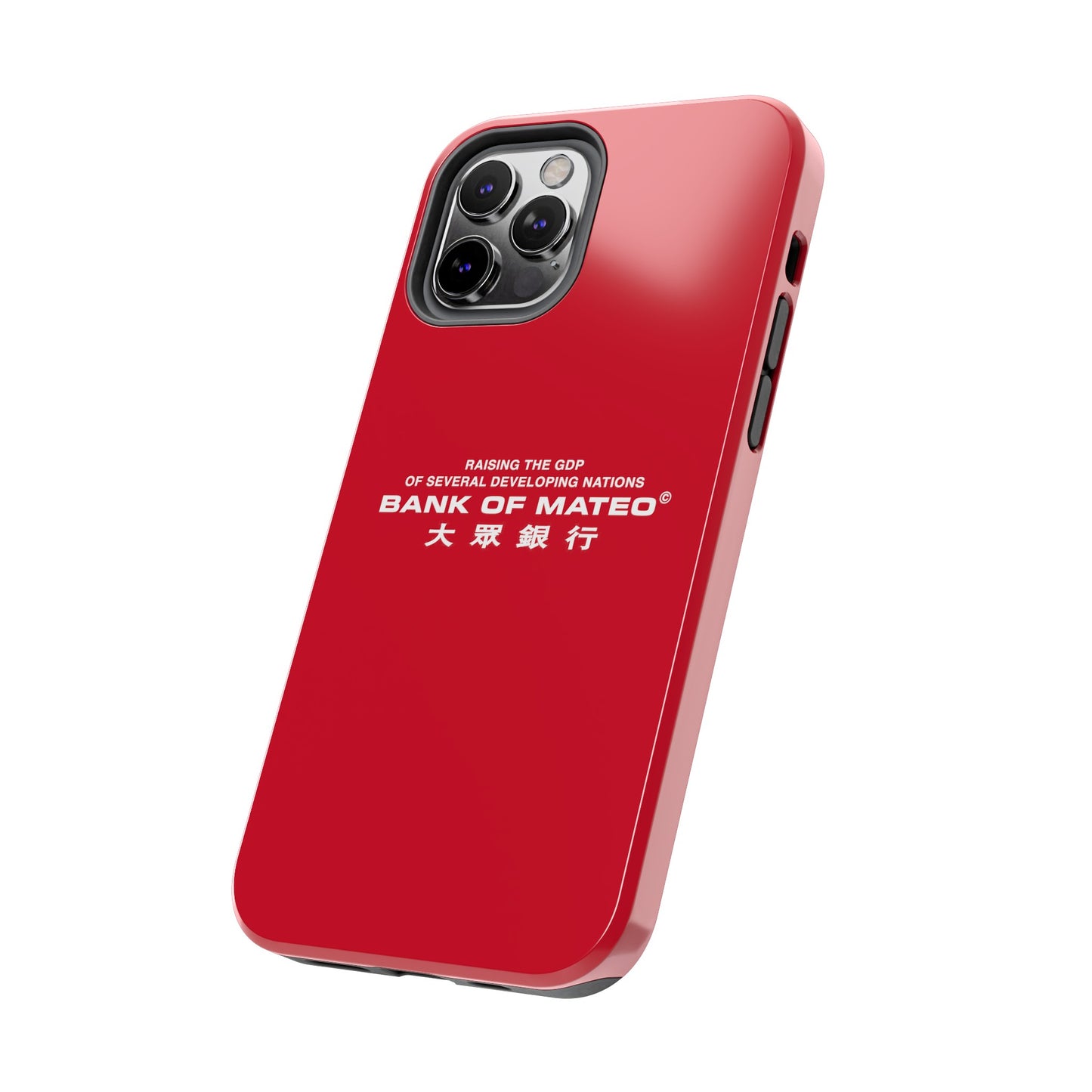 Bank Of Mateo Phone case Red