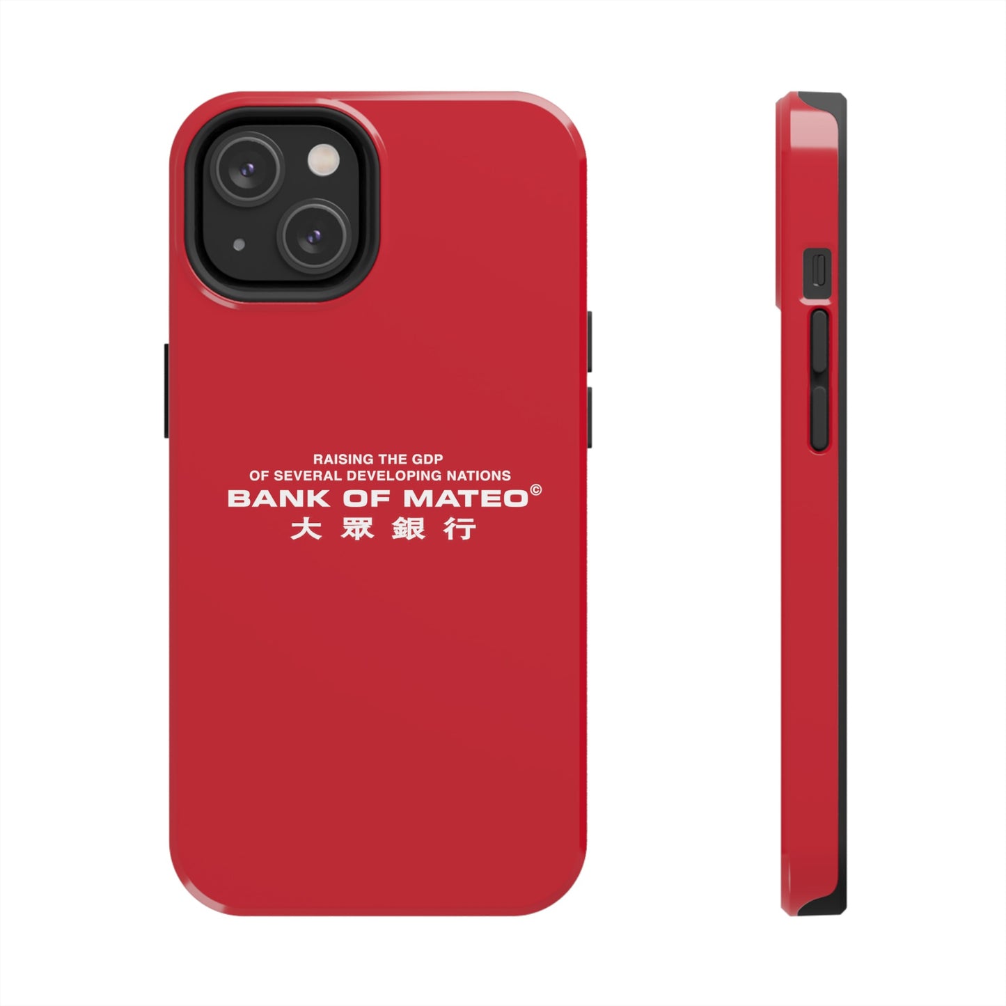 Bank Of Mateo Phone case Red