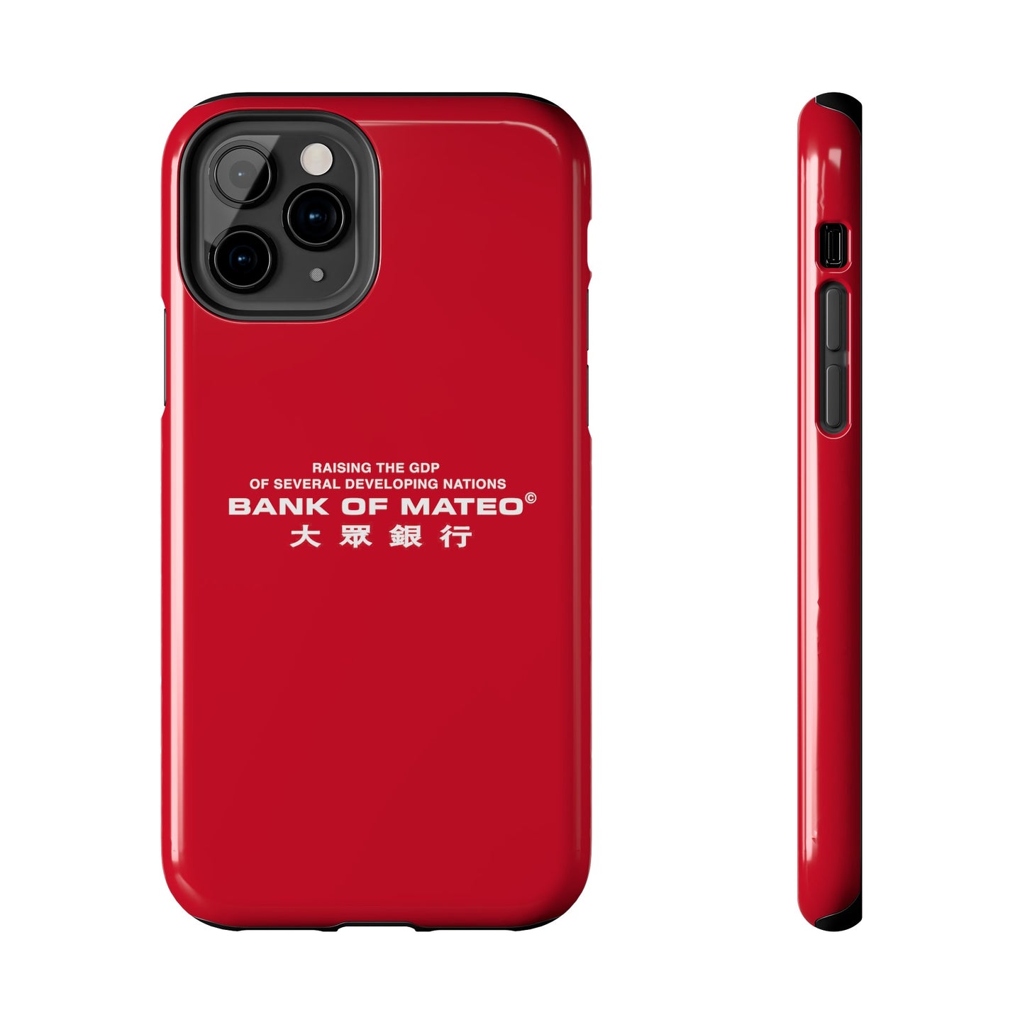 Bank Of Mateo Phone case Red