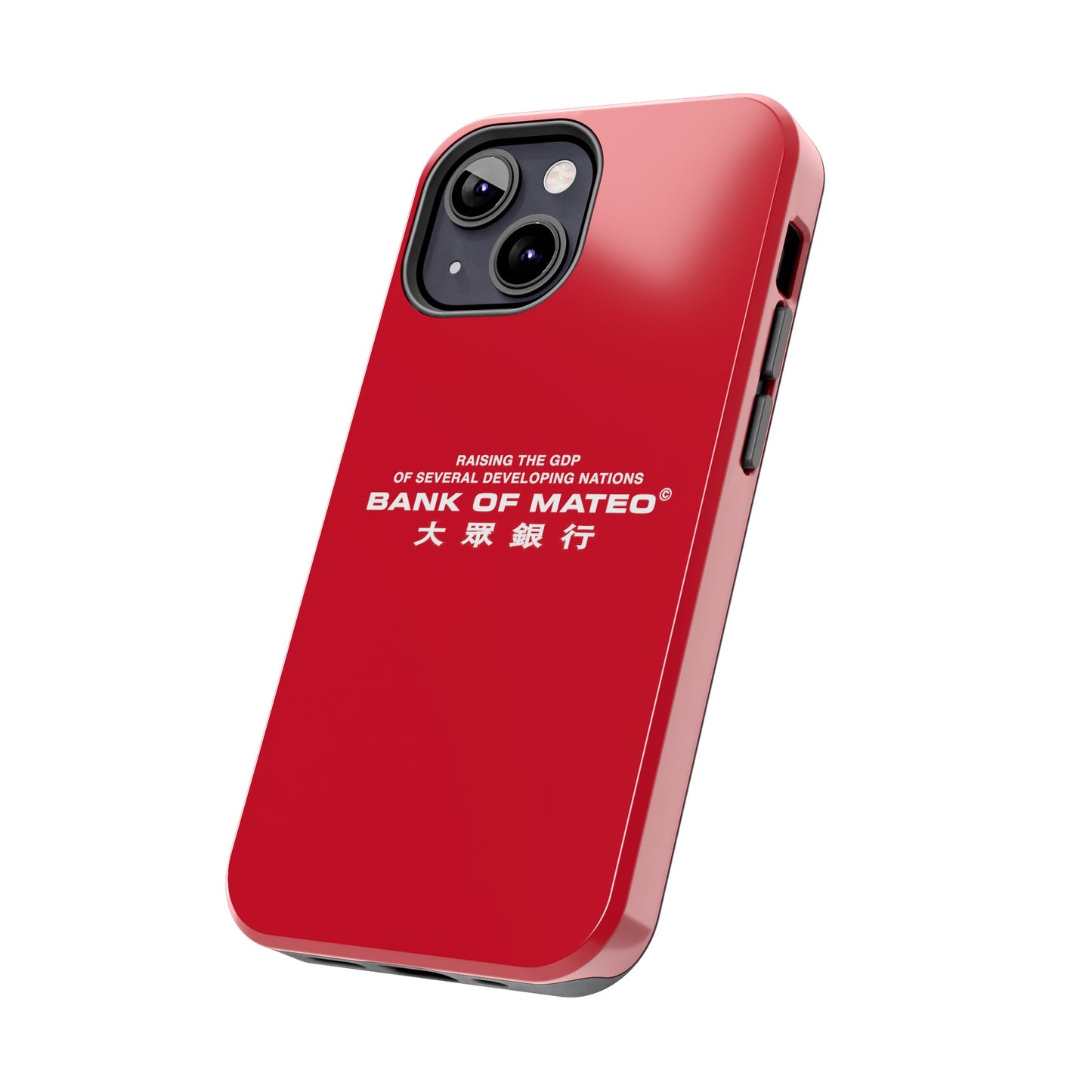 Bank Of Mateo Phone case Red