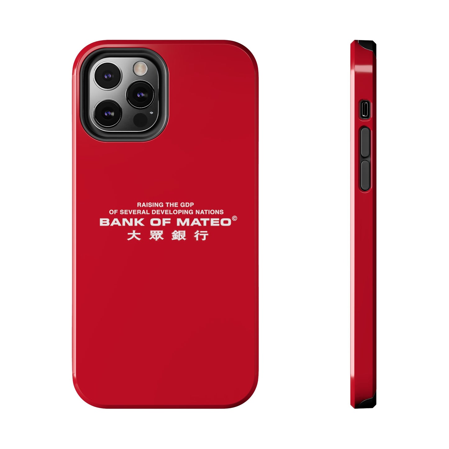 Bank Of Mateo Phone case Red