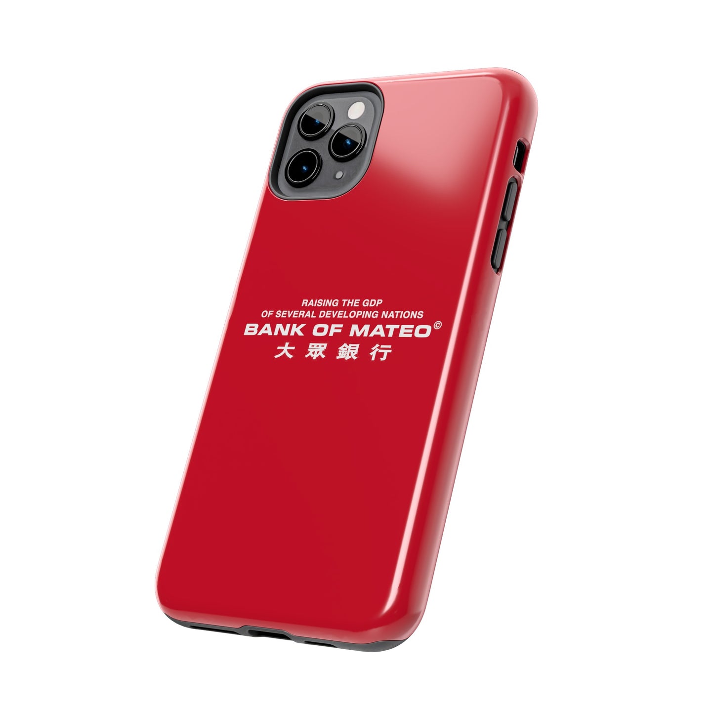 Bank Of Mateo Phone case Red