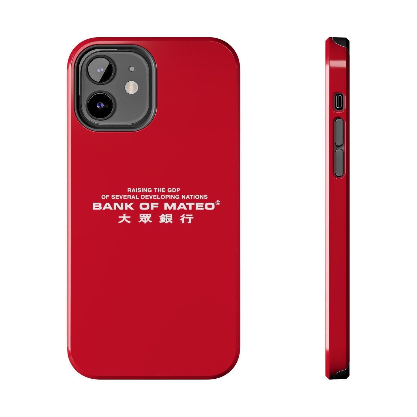 Bank Of Mateo Phone case Red