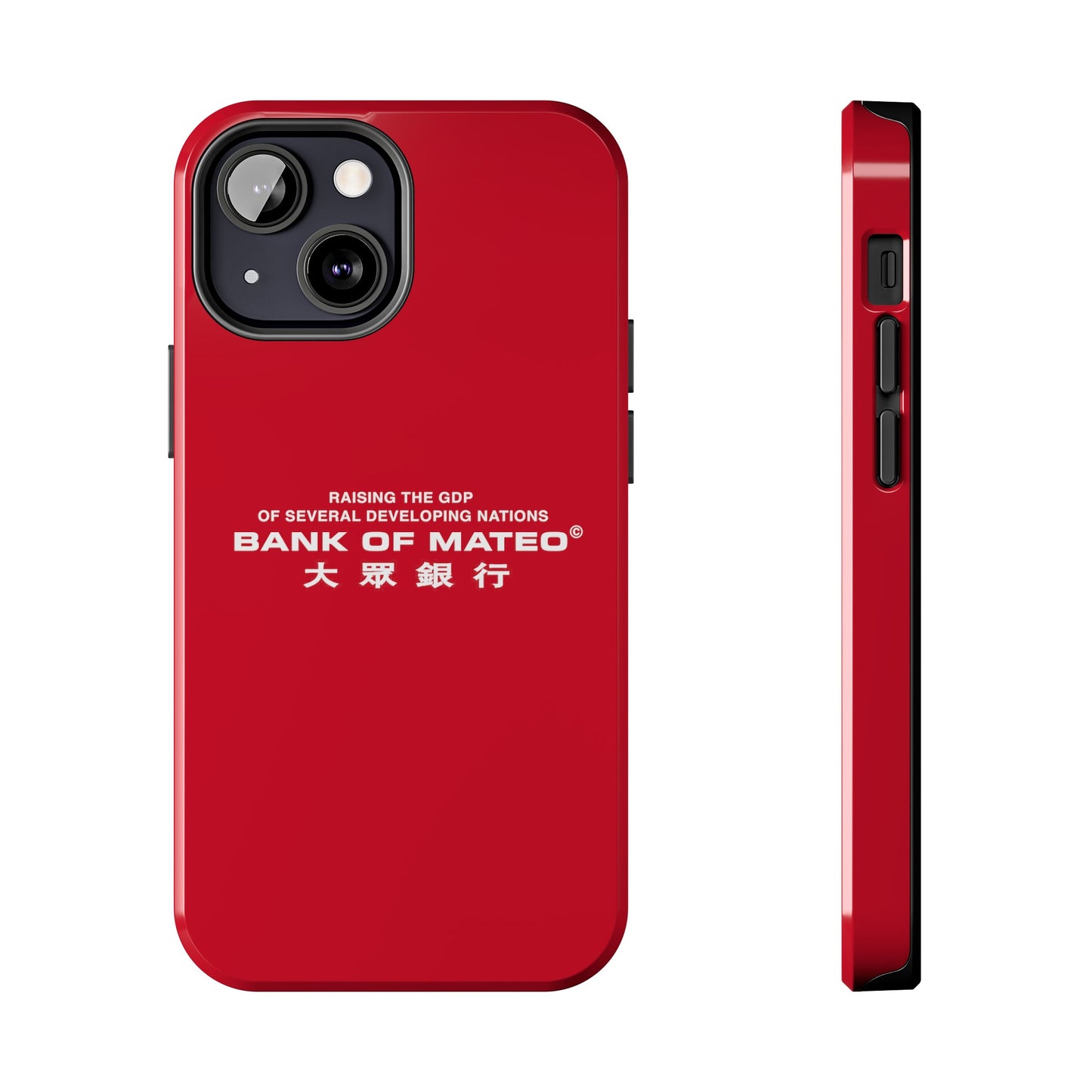 Bank Of Mateo Phone case Red