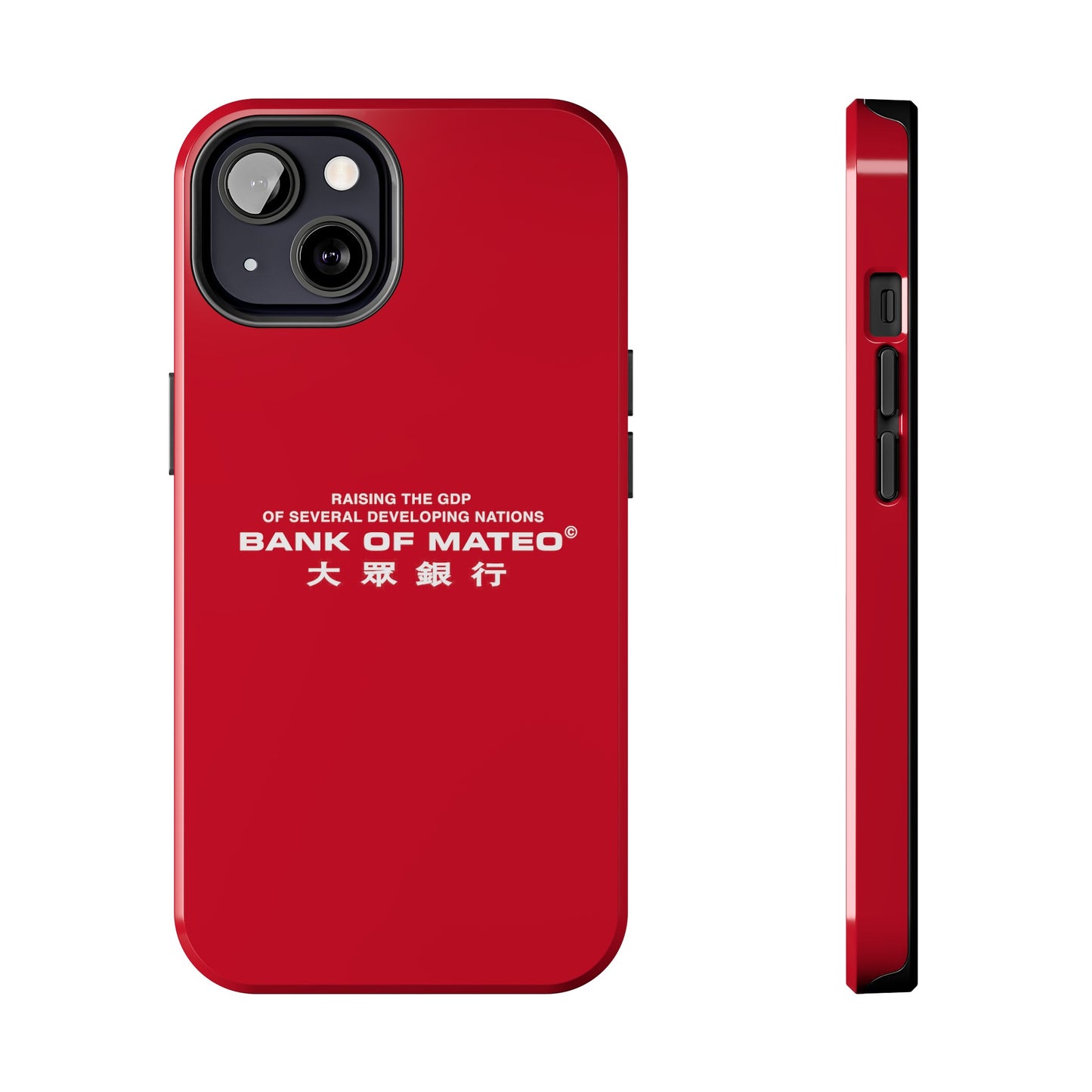 Bank Of Mateo Phone case Red