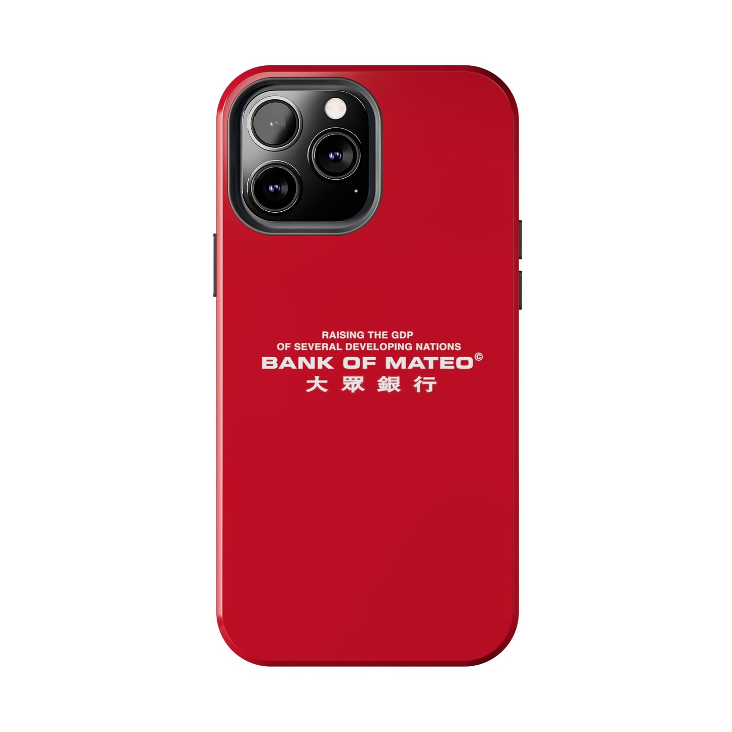 Bank Of Mateo Phone case Red