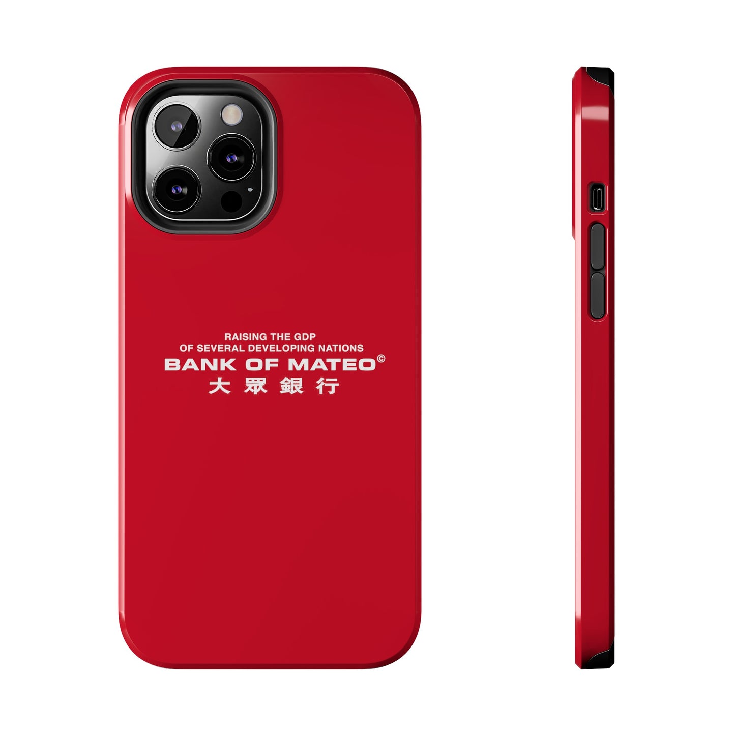 Bank Of Mateo Phone case Red