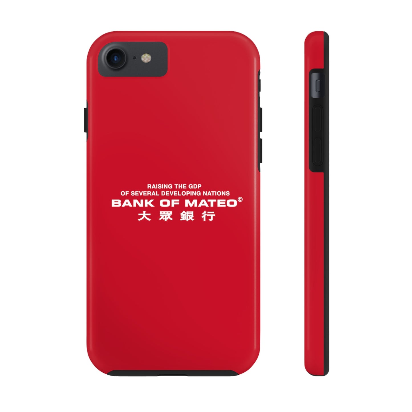 Bank Of Mateo Phone case Red