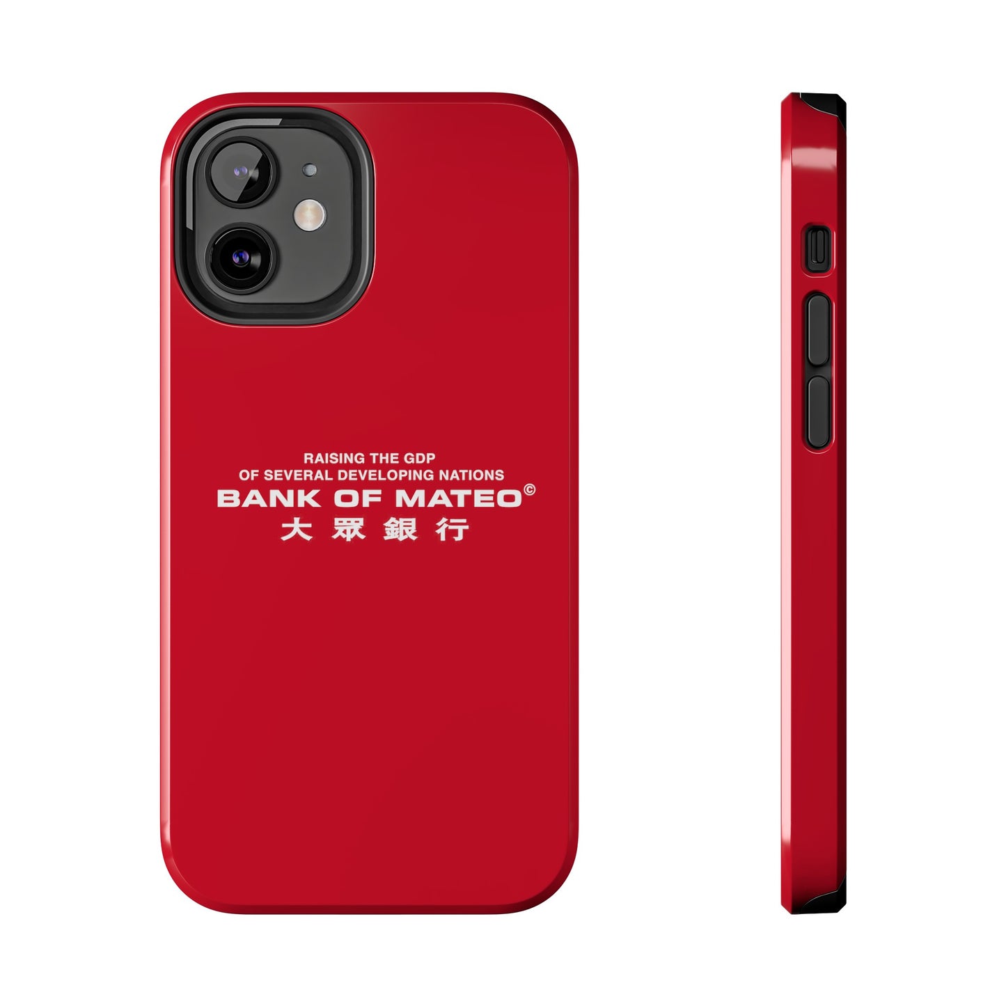 Bank Of Mateo Phone case Red