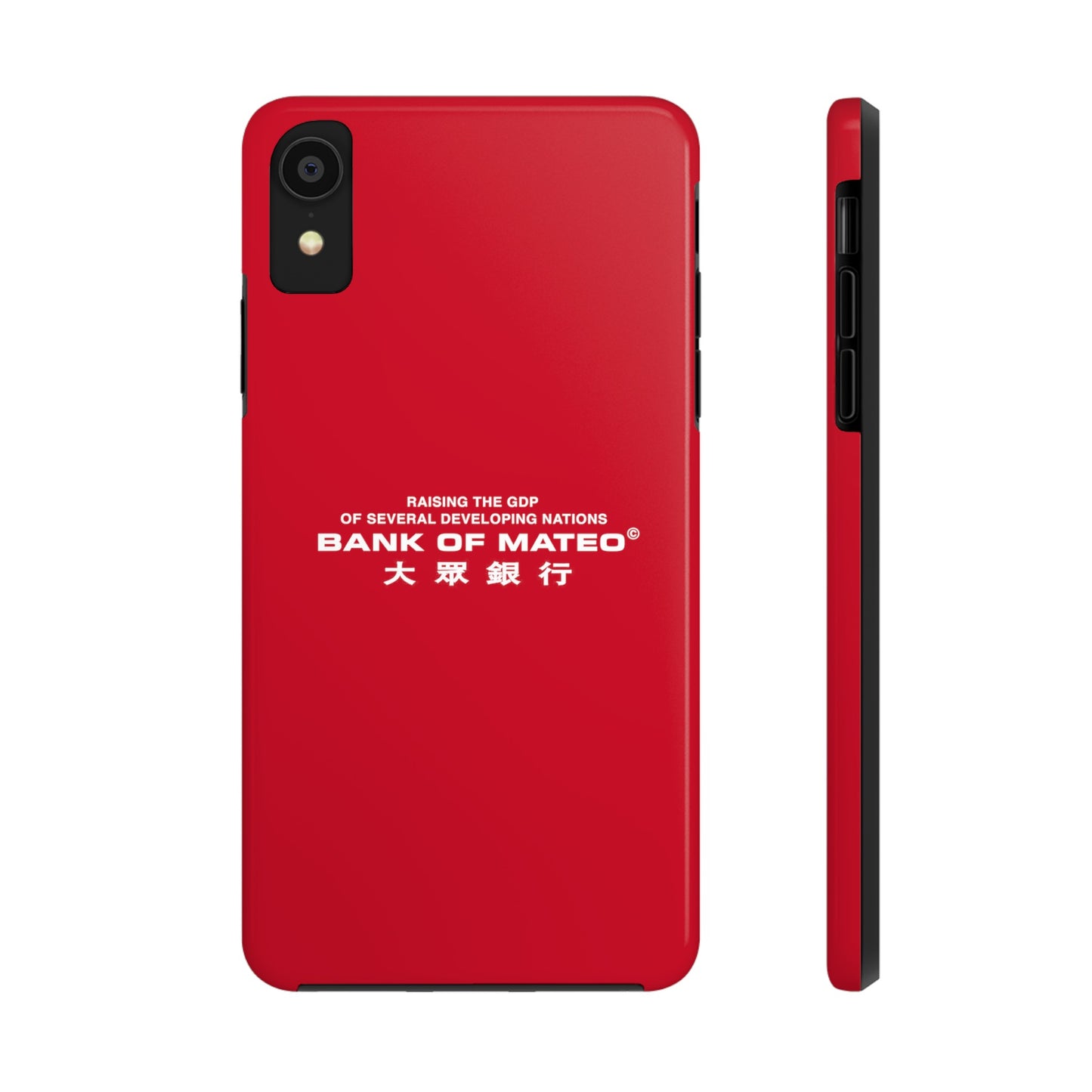 Bank Of Mateo Phone case Red