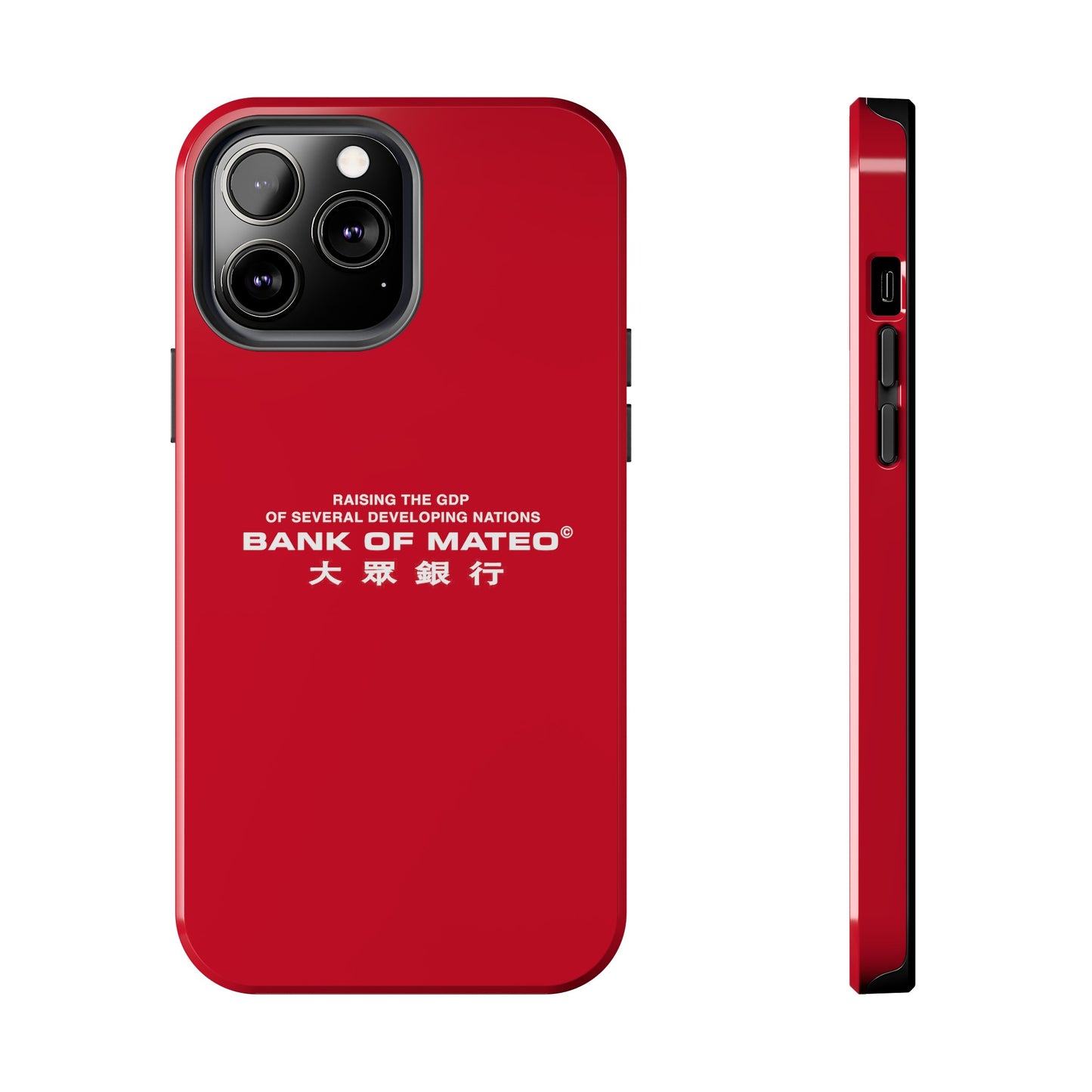 Bank Of Mateo Phone case Red