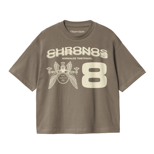 CHRONOS Tee Brown